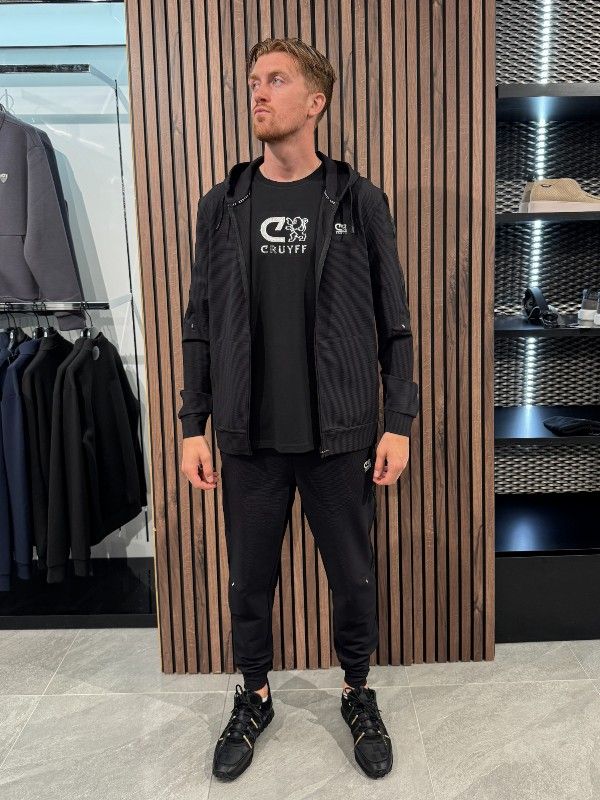 Cruyff Classics - C-Lion Reflective Tee - Zwart