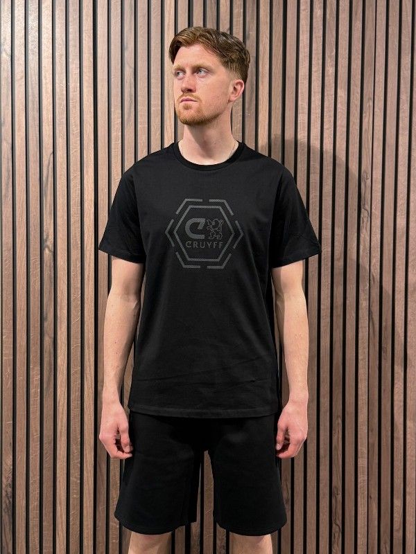 Cruyff Classics - Hydrox Tee - Zwart