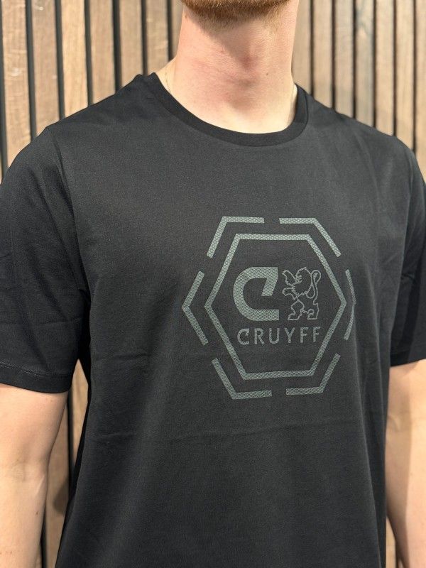 Cruyff Classics - Hydrox Tee - Zwart