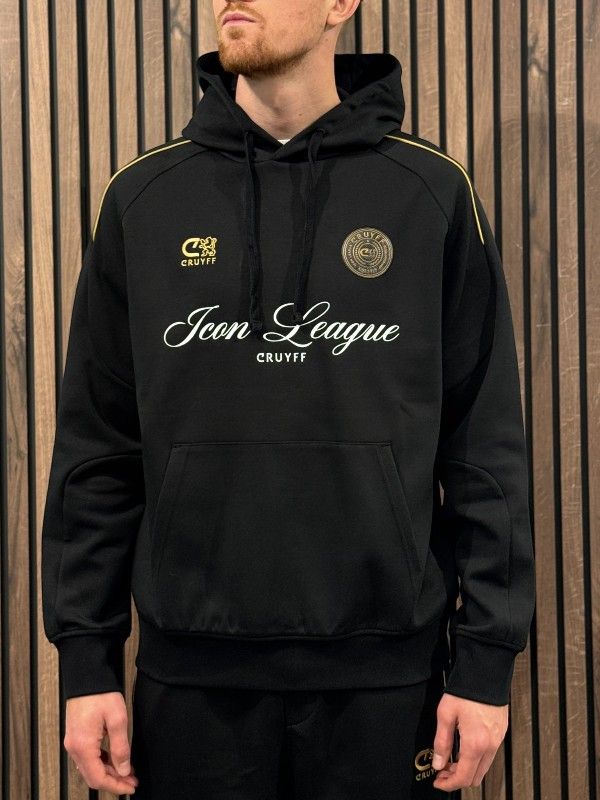 Cruyff Classics - Icon League Hoodie - Zwart