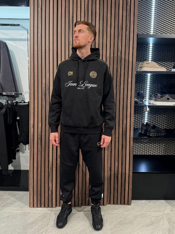 Cruyff Classics - Icon League Hoodie - Zwart