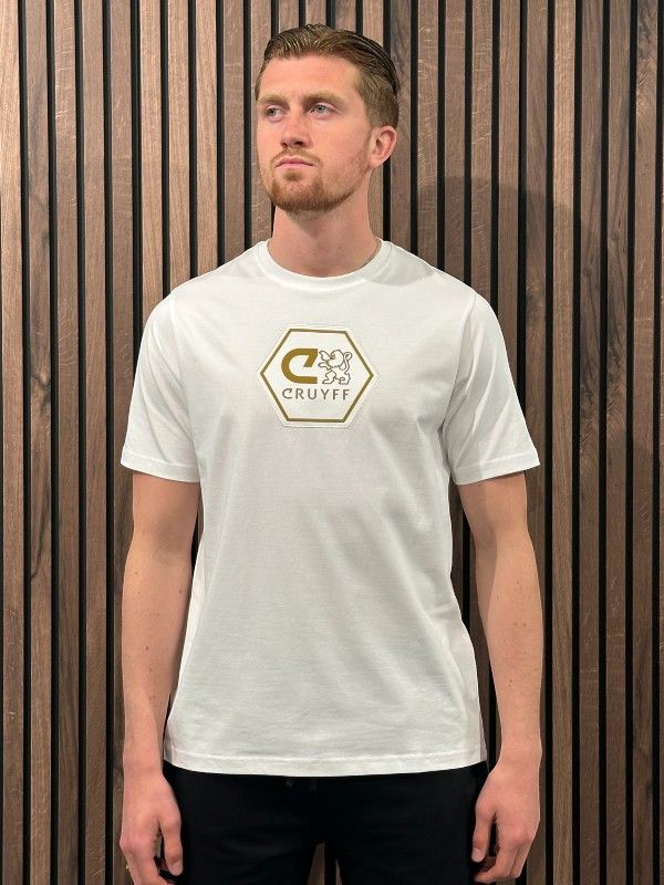 Cruyff Classics - C-Lion Tee - Wit