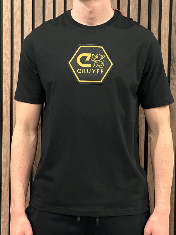 Cruyff Classics - C-Lion Tee - Zwart