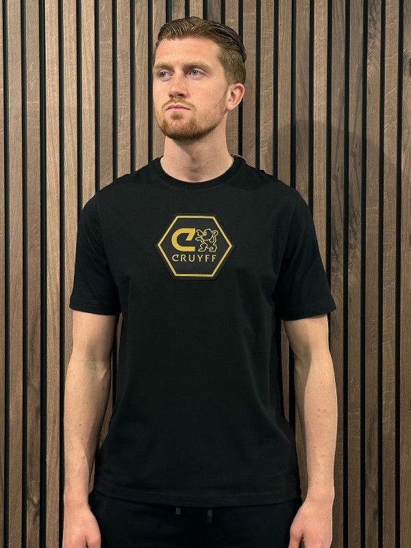 Cruyff Classics - C-Lion Tee - Zwart