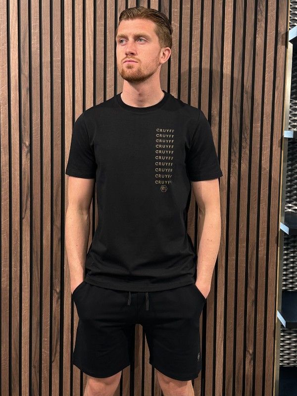 Cruyff Classics - Creditos Tee - Zwart