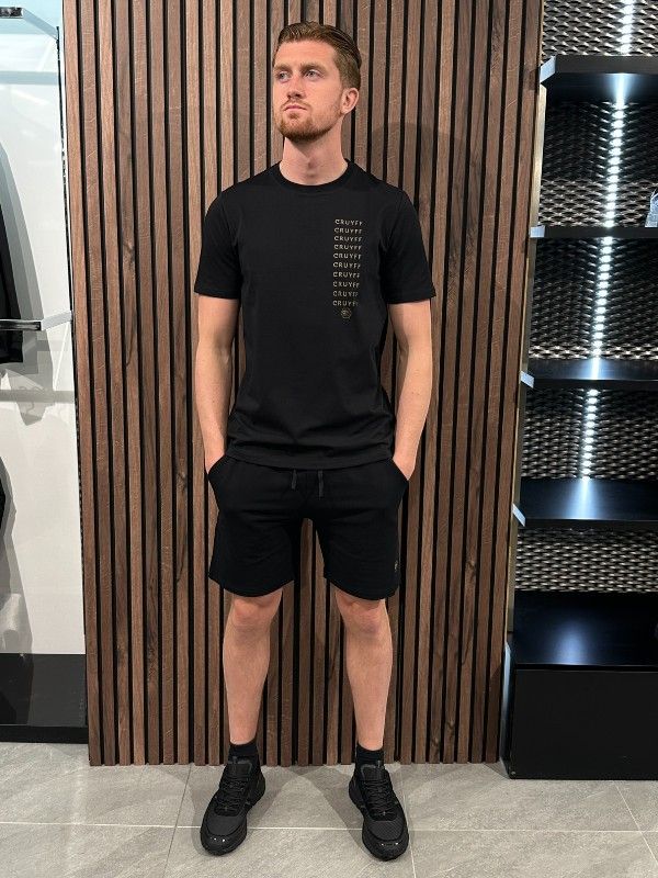 Cruyff Classics - Creditos Tee - Zwart