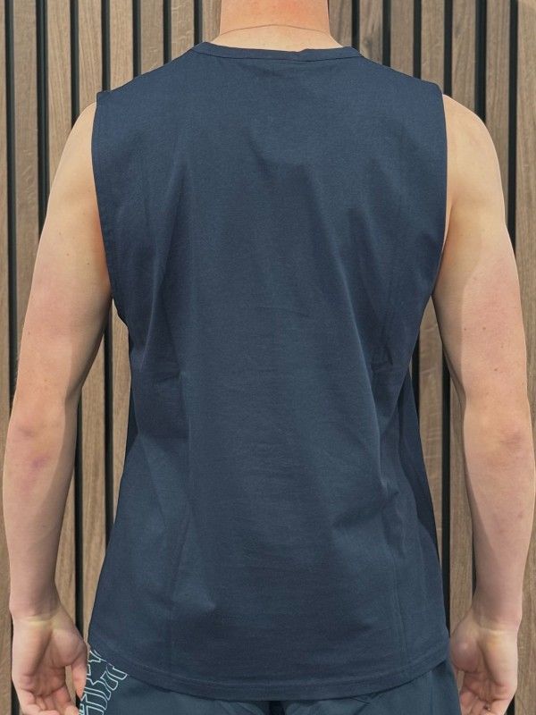 Emporio Armani - Man Jersey T-shirt Beachwear - Blauw