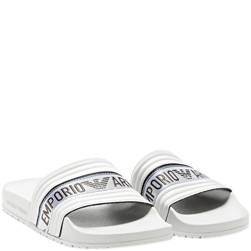 Emporio Armani - Slippers - Wit