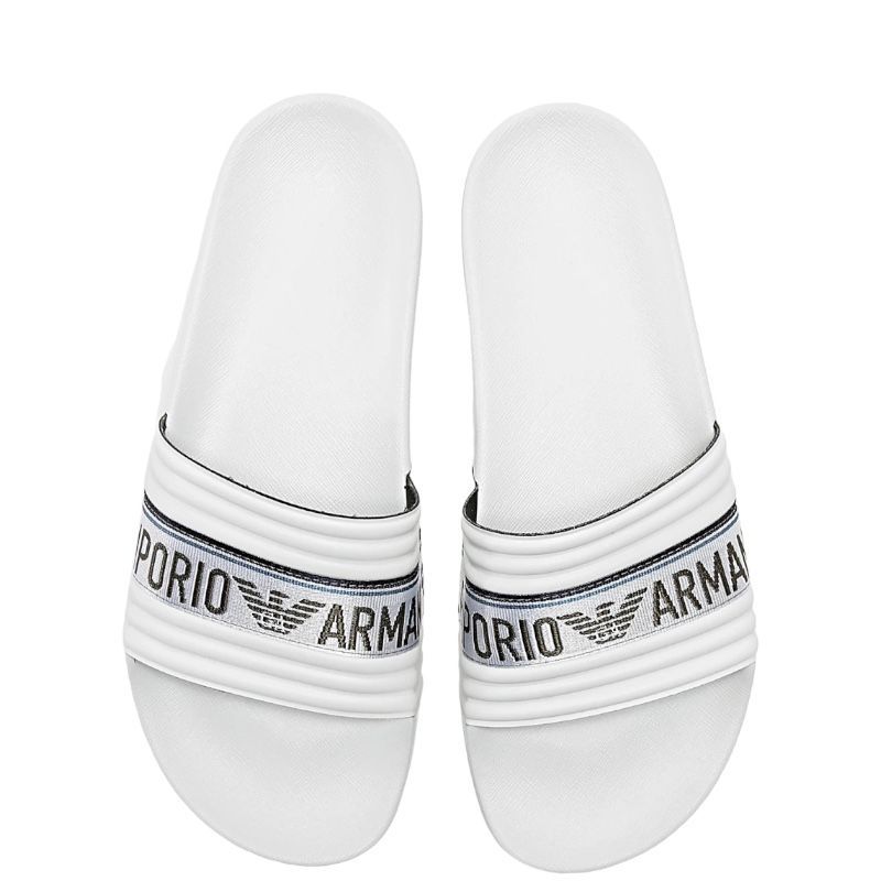 Emporio Armani - Slippers - Wit
