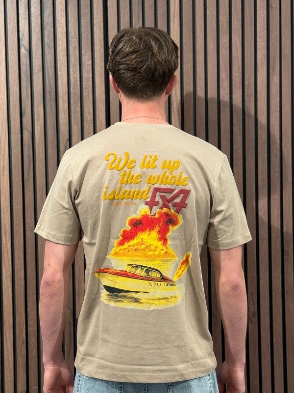 Explicit - Lit Tee - Beige