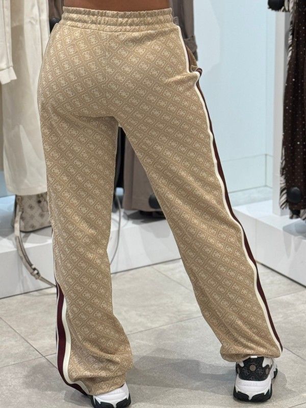 Guess Active - 4G Jacquard Straight Leg Pants - Bruin