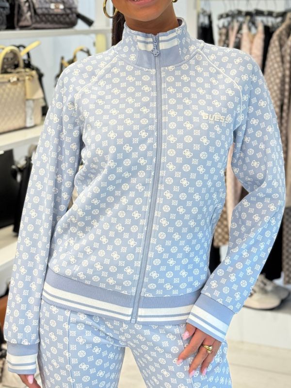 Guess Active - Aggie Full Zip Sweatshirt - Blauw