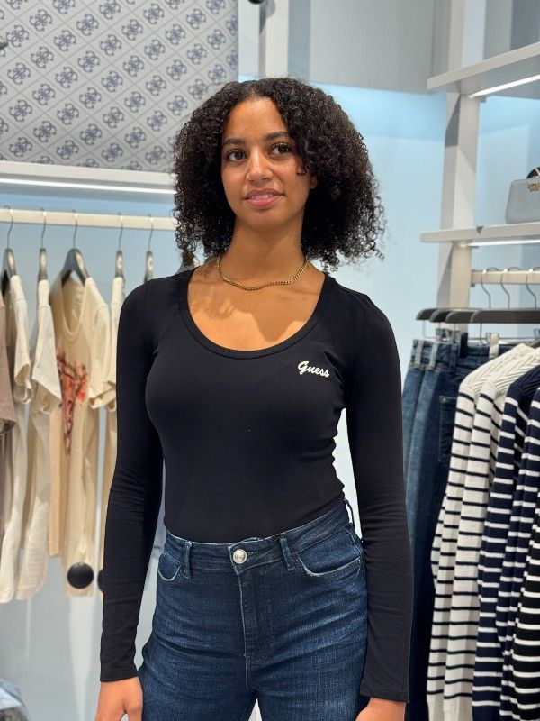 Guess Active - Alba Ls Bodysuit - Zwart
