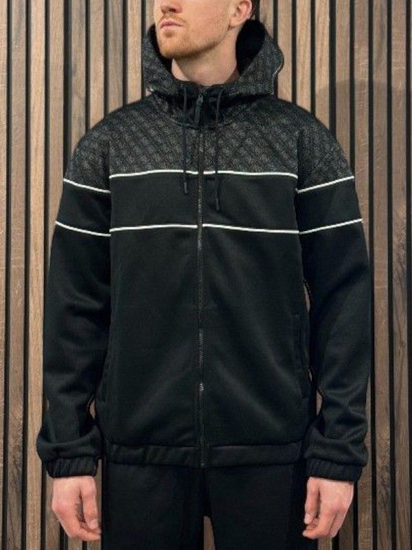 Guess Active - Anoki 4G Zip Hoodie Sweatshirt - Zwart