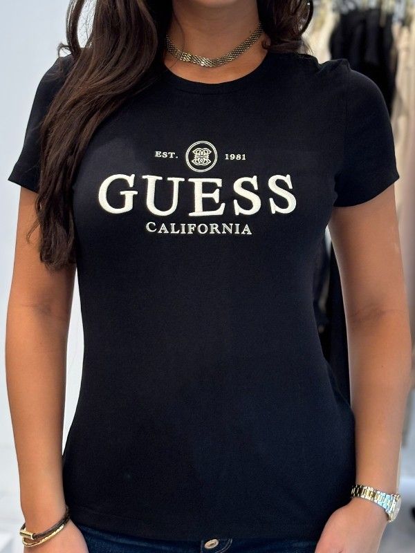 Guess Active - Arabella Cn Ss T-shirt - Zwart