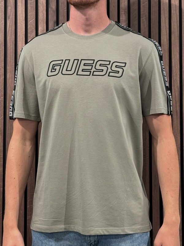Guess Active - Arlo Cn T-shirt - Groen