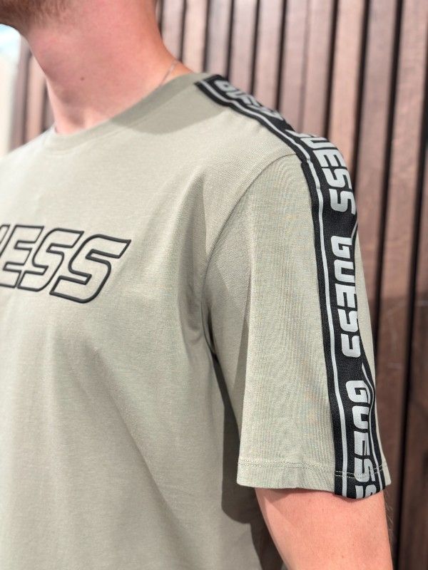 Guess Active - Arlo Cn T-shirt - Groen