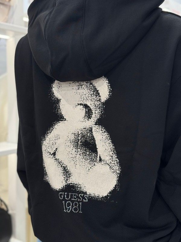 Guess Active - Bear Hoodie - Zwart