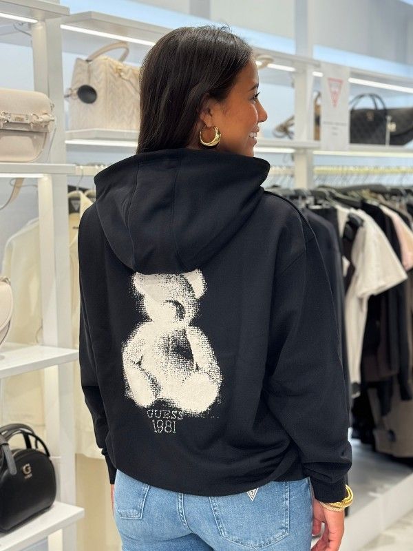 Guess Active - Bear Hoodie - Zwart