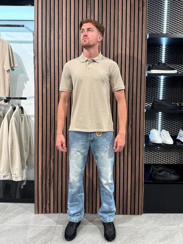 Guess Active - Beppe Ss Polo - Beige