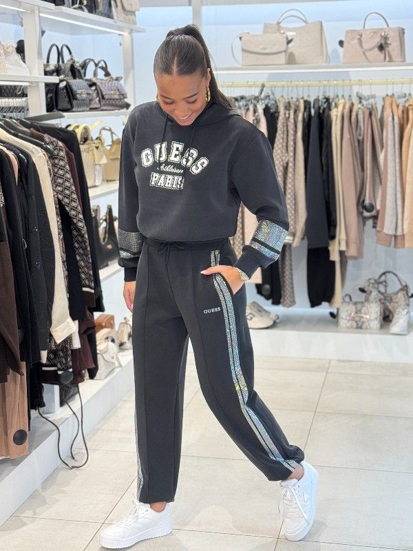 Guess Active - Berthe Hoodie Sweatshirt - Zwart