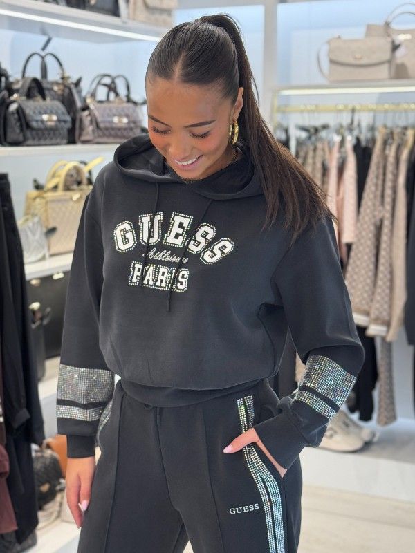 Guess Active - Berthe Hoodie Sweatshirt - Zwart