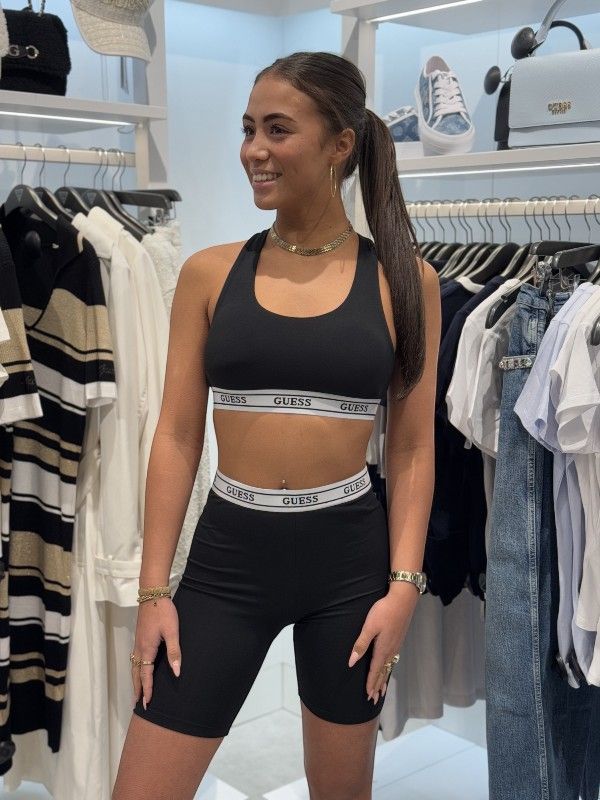 Guess Active - New Aline Short Str Jersey - Zwart
