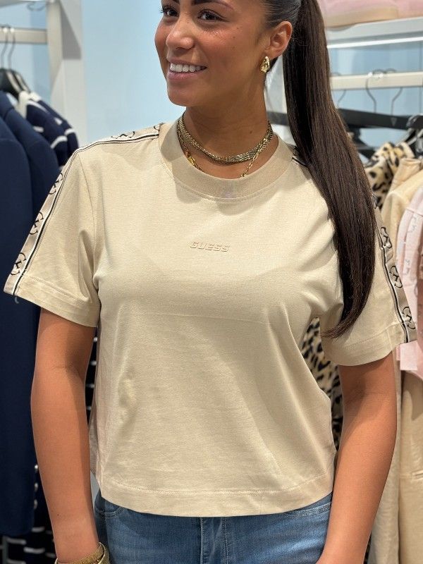 Guess Active - Britney Crop Tee - Beige