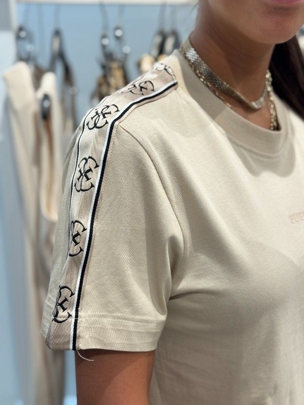 Guess Active - Britney Crop Tee - Beige