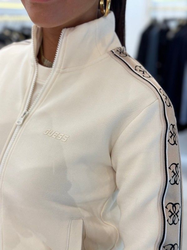 Guess Active - Britney Full Zip Sweatshirt - Beige