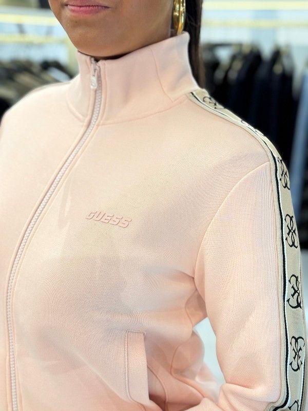 Guess Active - Britney Full Zip Sweatshirt - Roze