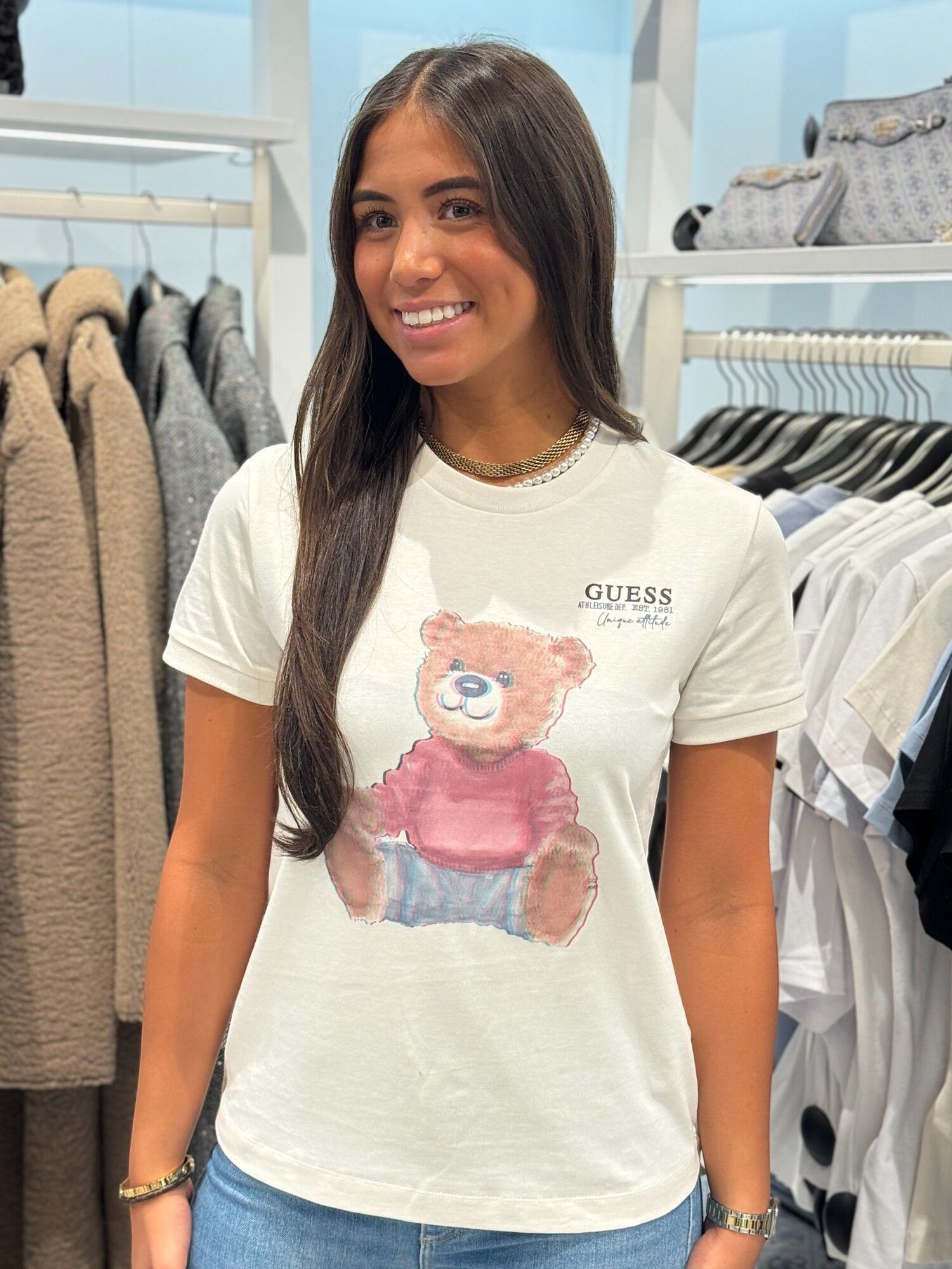 Guess Active - Carla Cn Ss T-shirt - Wit