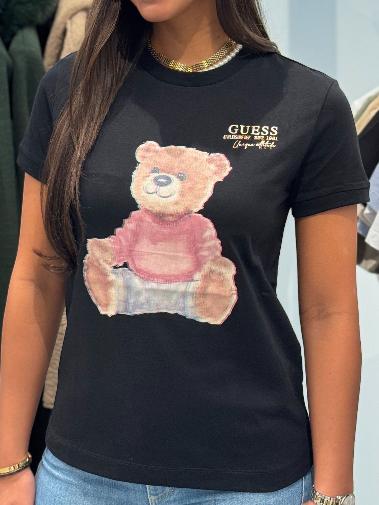 Guess Active - Carla Cn Ss T-shirt - Zwart