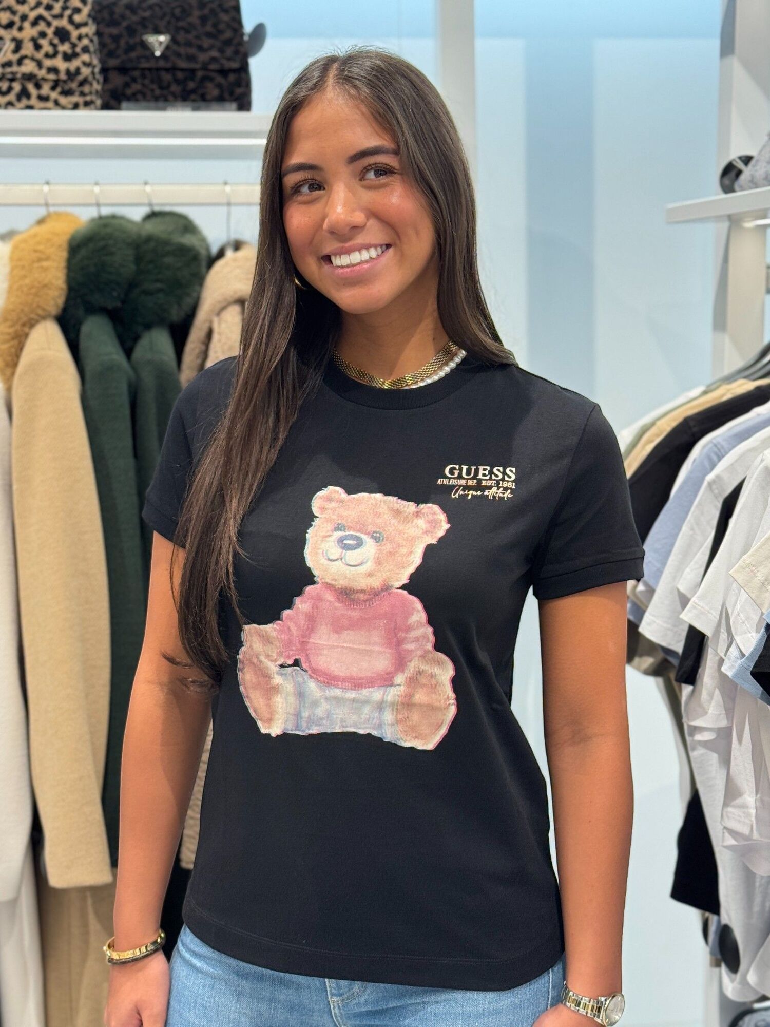 Guess Active - Carla Cn Ss T-shirt - Zwart