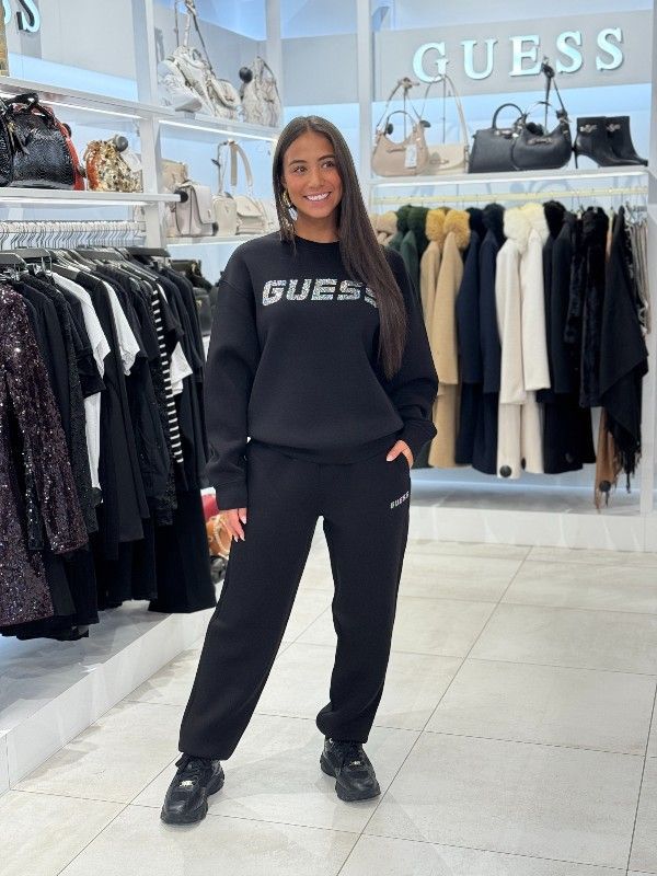 Guess Active - Cecilia Cn Sweatshirt - Zwart