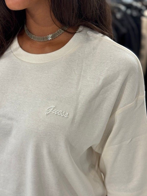 Guess Active - Chara Boxy T-shirt - Off White