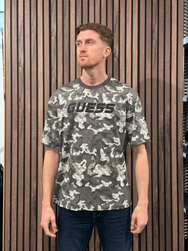 Guess Active - Chayton Cn Ss T-shirt - Grijs