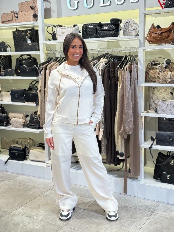 Guess Active - Circe Full Zip Hoodie - Wit