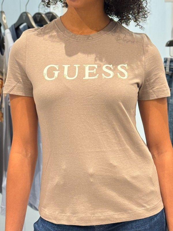 Guess Active - Clelia Ss T-shirt - Beige