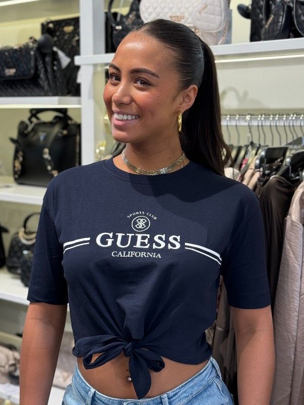 Guess Active - Cn Ss Bow T-shirt - Blauw