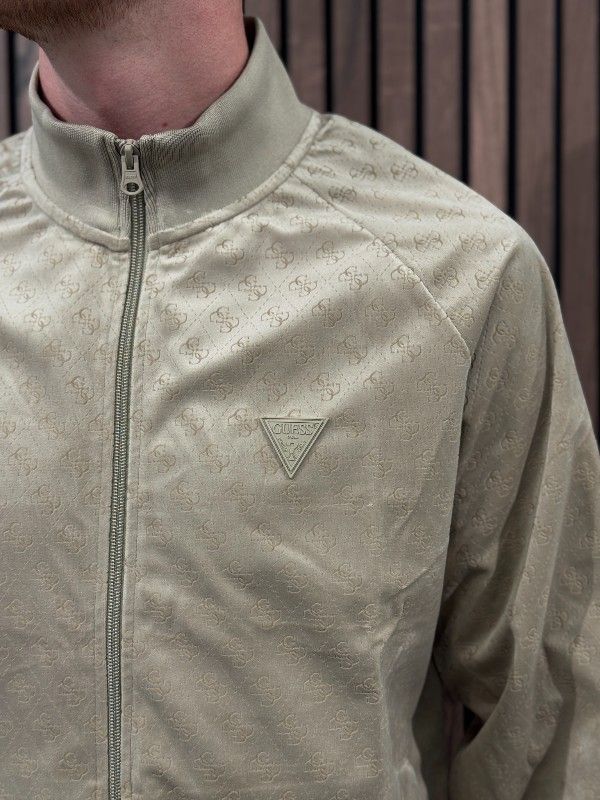 Guess Active - Cochise Full Zip Sweatshirt - Beige