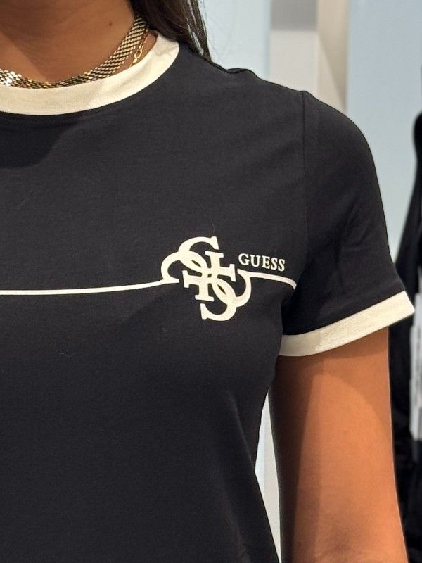 Guess Active - Carmen Ss Cn T-shirt - Zwart