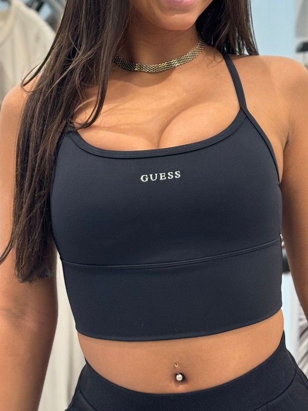 Guess Active - Demetra Long Bra - Zwart