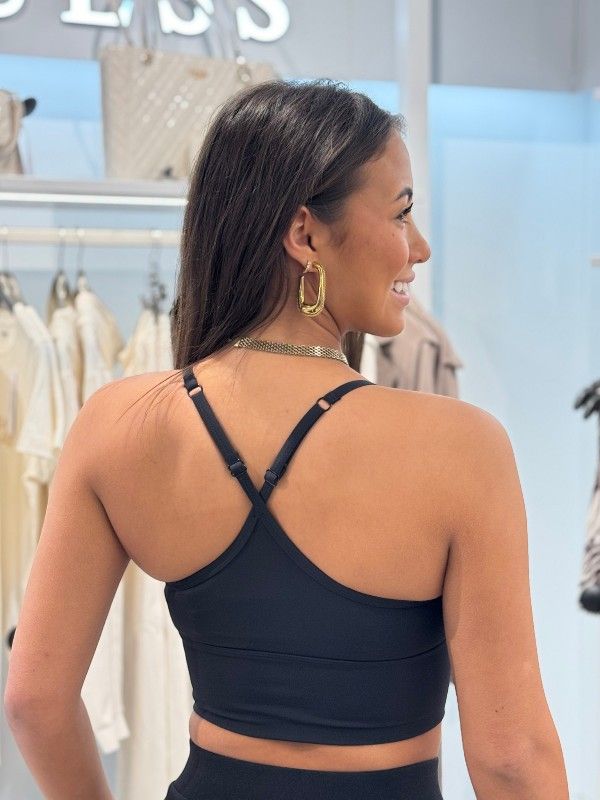 Guess Active - Demetra Long Bra - Zwart