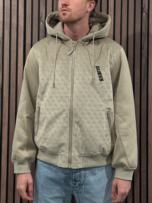 Guess Active - Elki Hoodie Padded Jacket - Beige