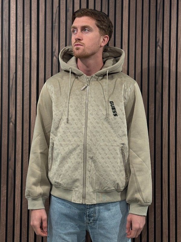 Guess Active - Elki Hoodie Padded Jacket - Beige