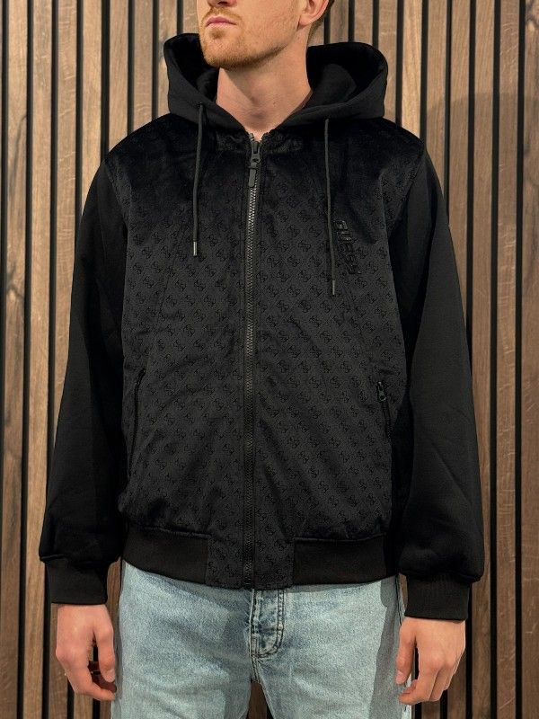 Guess Active - Elki Hoodie Padded Jacket - Zwart