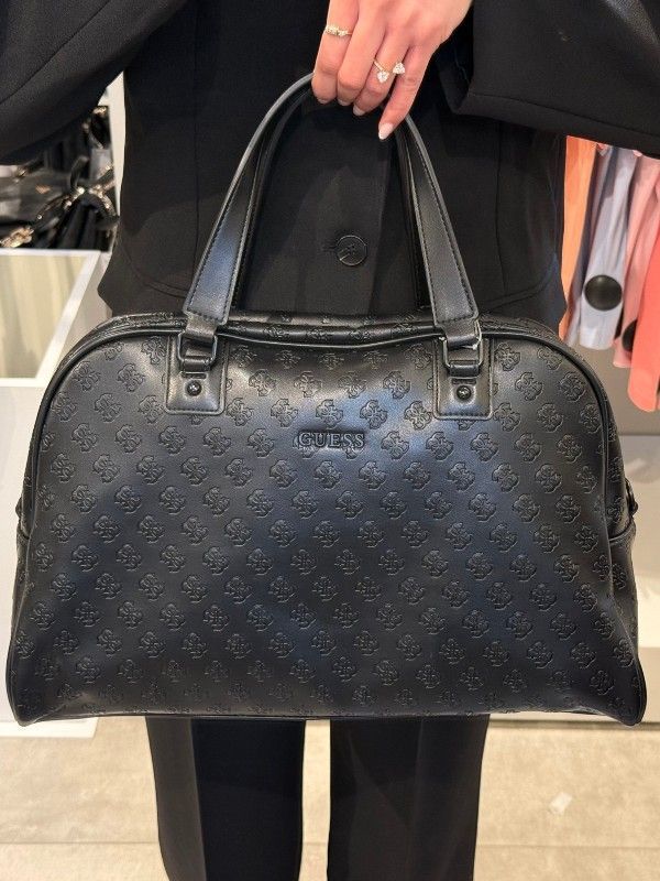 Guess Active - Era 4G Debossed Bowling Bag - Zwart