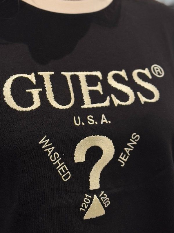 Guess Active - Filanta Crop Tee - Zwart