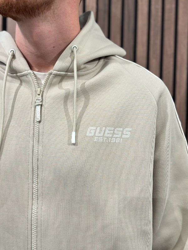 Guess Active - Finlo Zipped Hoodie - Beige